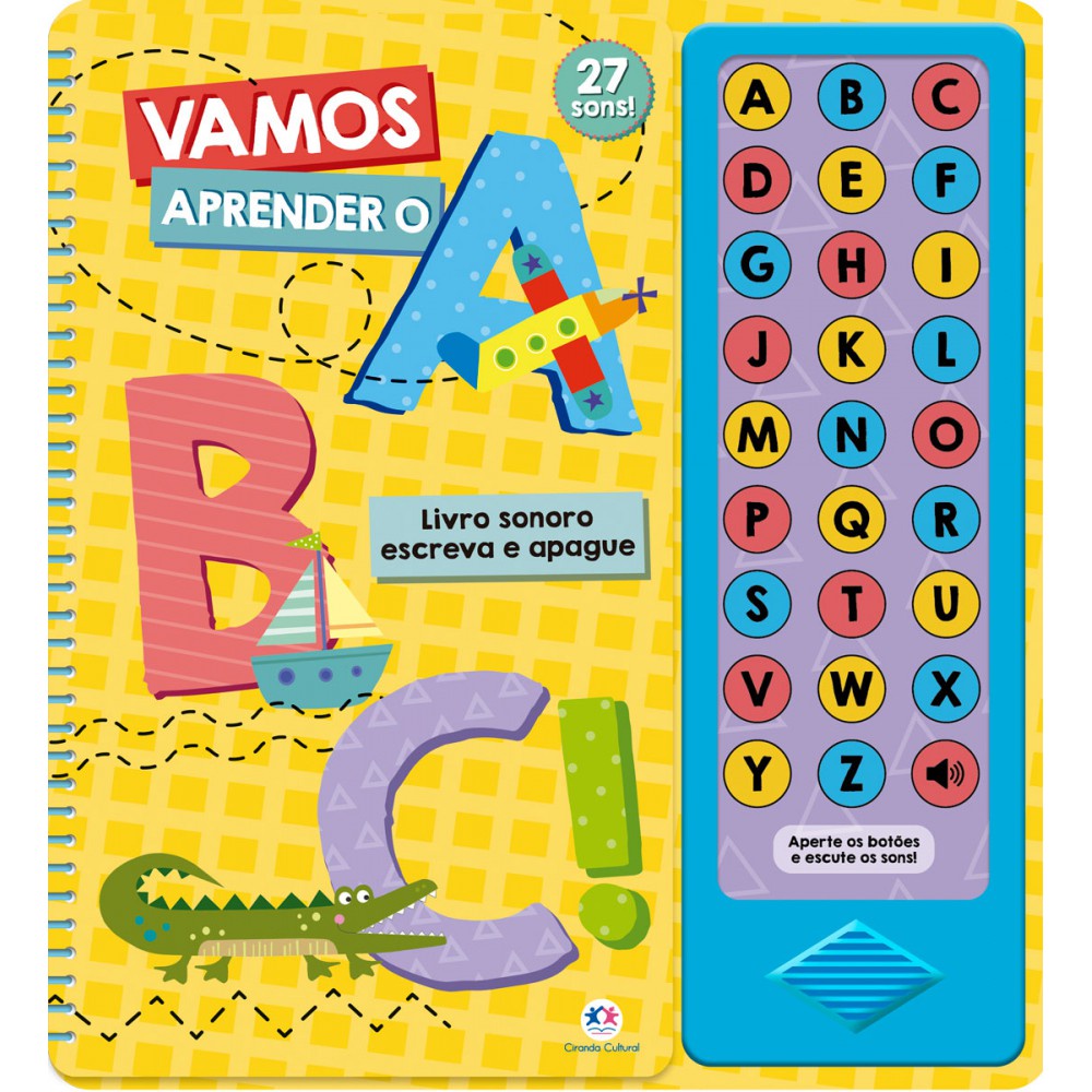 Livro - Vamos aprender o ABC em Oferta na Shopee