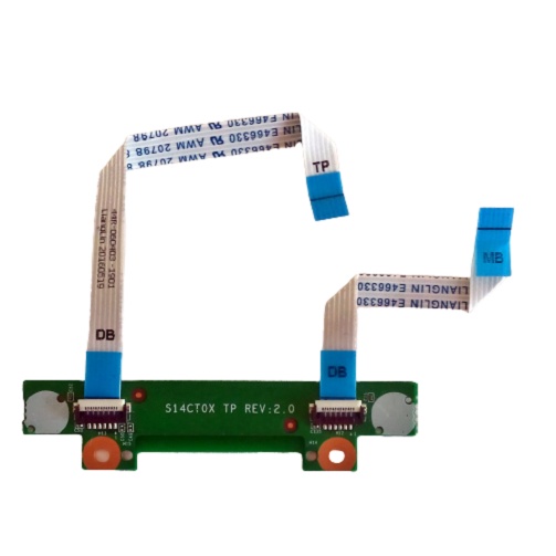 Placa botões do touchpad c/ flats para notebook Positivo Stilo one  XC3550 S14CT0X TP Rev. 2.0 71R-S14CT6-T820