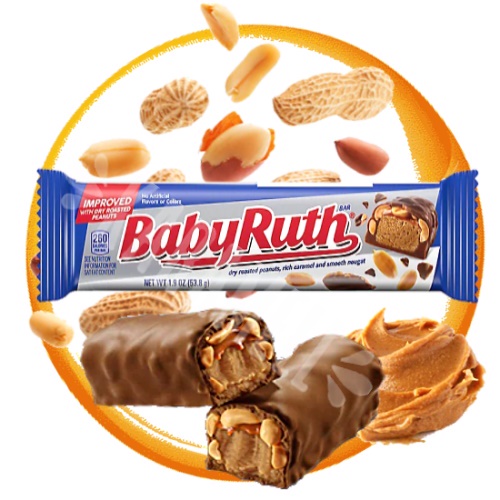 Chocolate ao Leite Baby Ruth Bar - Ferrero - Importado EUA | Shopee Brasil