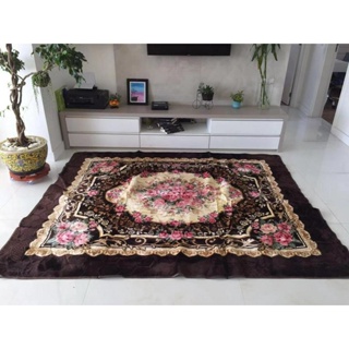 Tapete GRANDE Floral 200cm X 230cm Antiderrapante Para Quartos, Sala.BOA QUALIDADE!!! em Oferta na Shopee