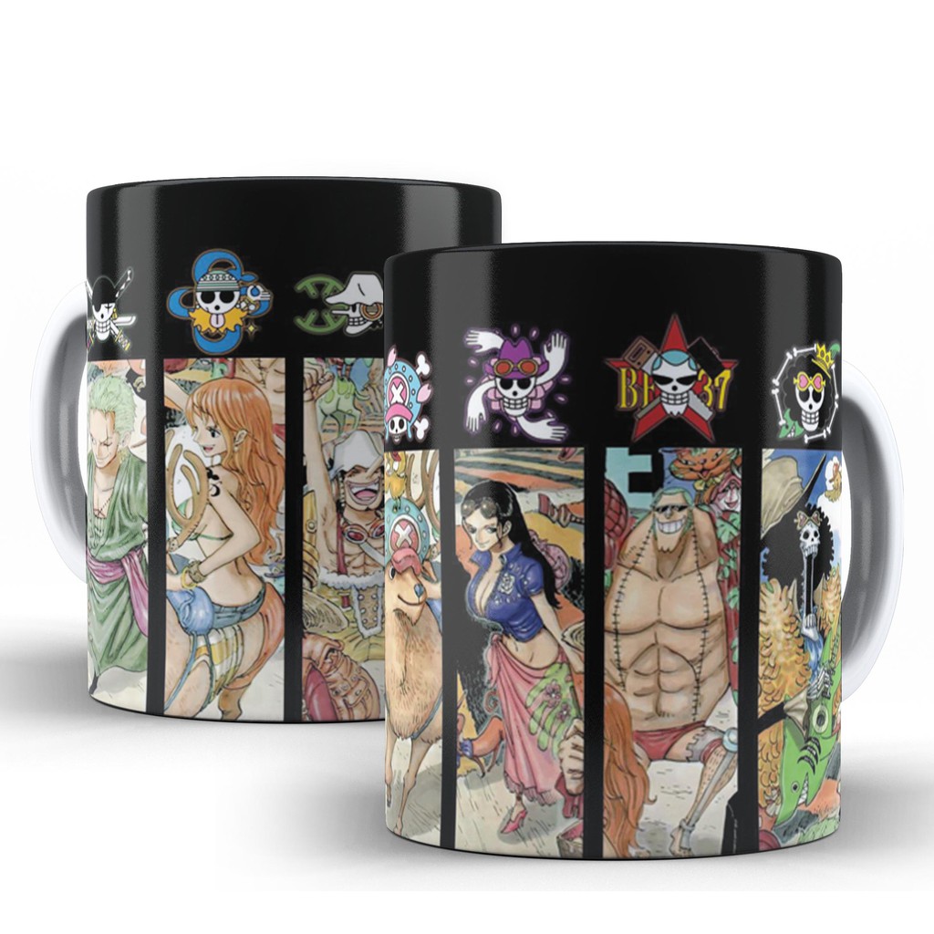 Caneca Anime - One Piece W18 - Nakamas em Oferta na Shopee