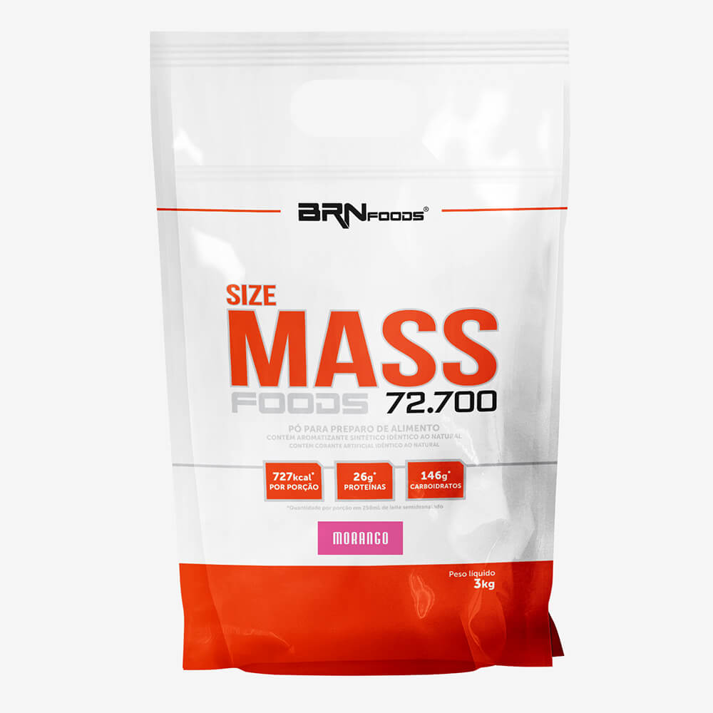 Hipercalórico Size Mass Foods 72.700 3kg – BRNFOODS