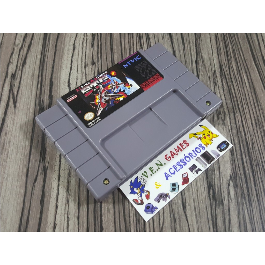 S.t.g. Strike Gunner P/ Super Nintendo + Garantia!!!!!!!