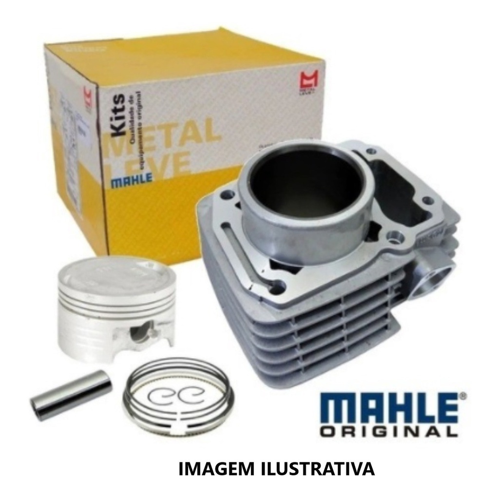 Kit Cilindro Motor Cg Titan Fan 160 Flex Nxr Bros 160 2015 2016 2017 2018 2019 2020 2021 2022 MAHLE em Oferta na Shopee