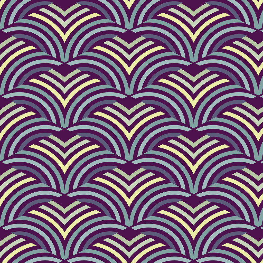 Papel de parede geométrico Pavão