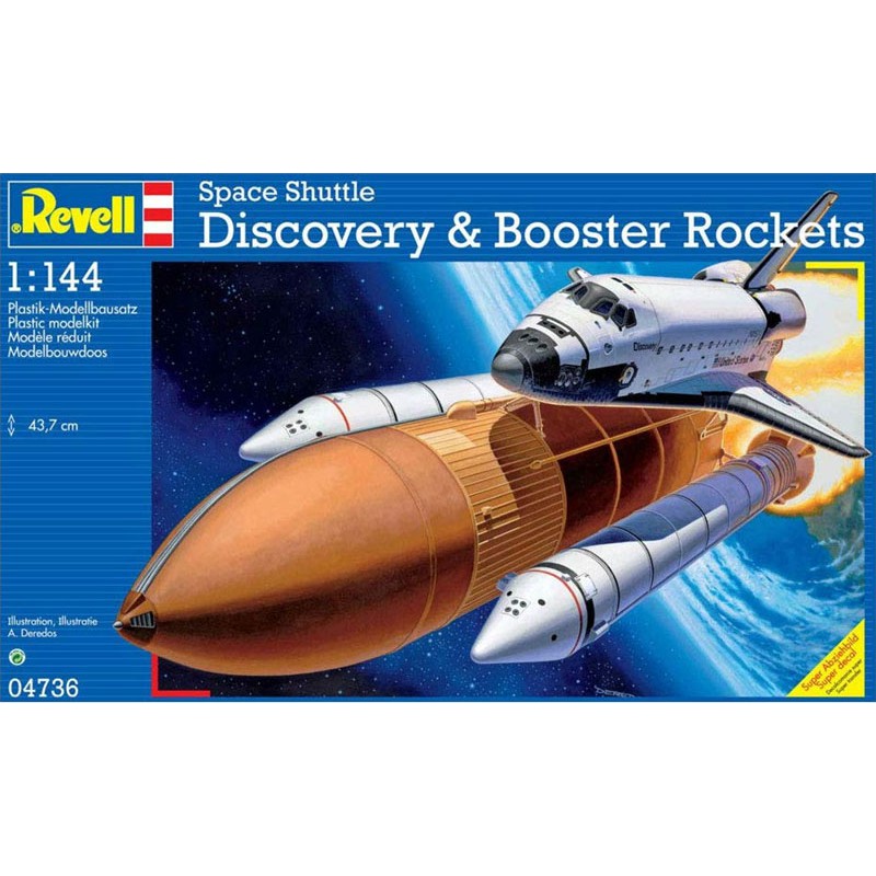 Space Shuttle Discovery + Booster Rockets - 1/144 - Revell 04736