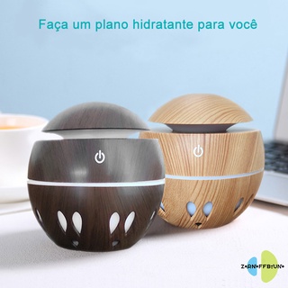 Mini umidificador umidificador umidificador de madeira tipo ambiente