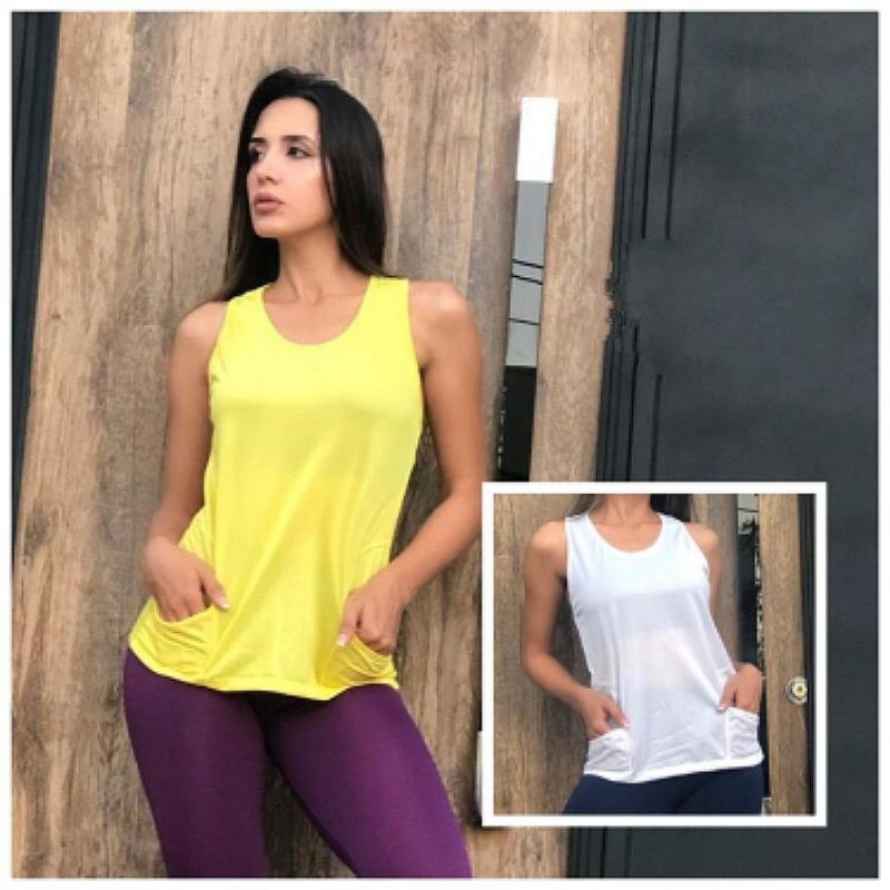 Camisetas Fitness Feminina Academia Dri fit Tecido Respirável Poliéster KITS
