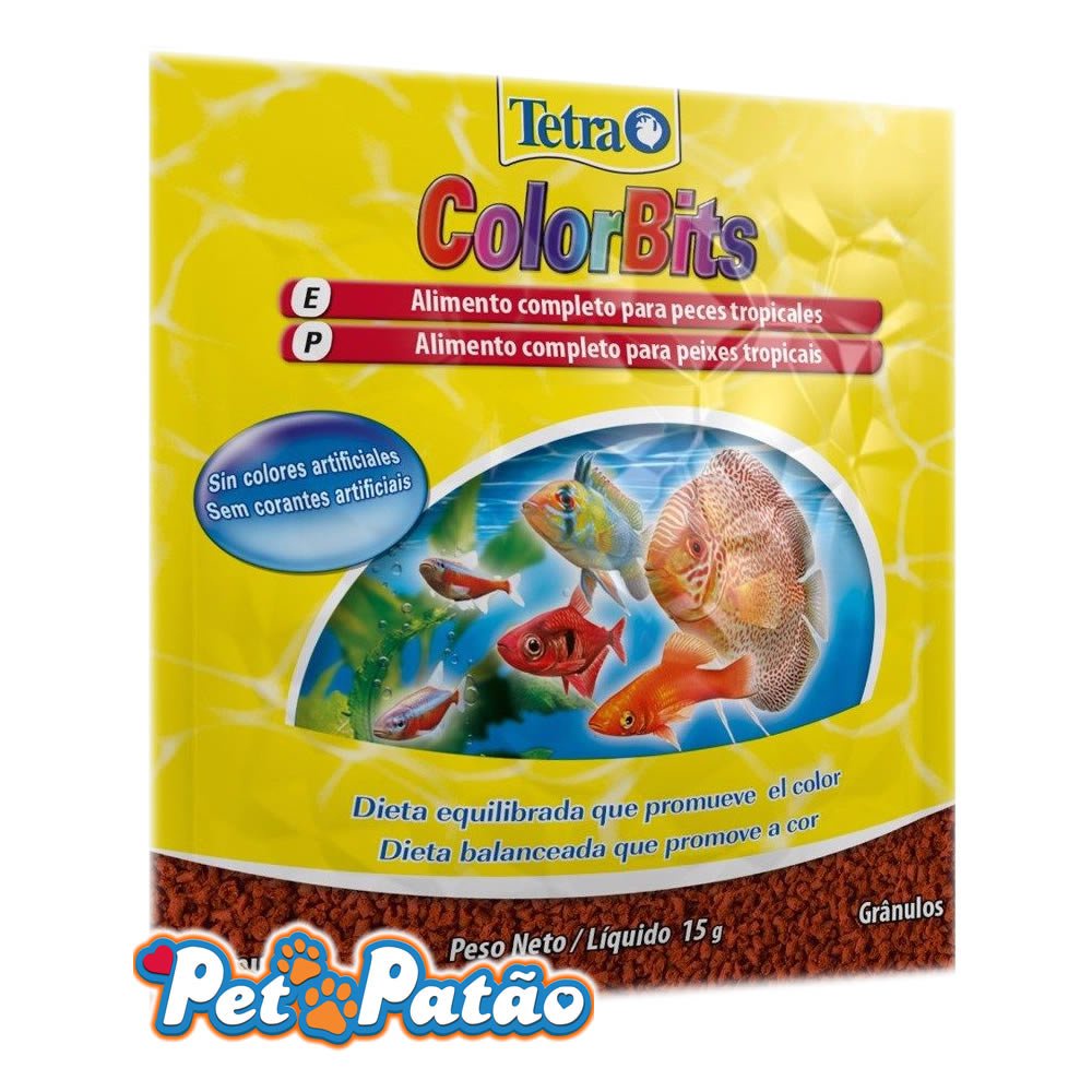 TETRA COLORBITS TROPICAL GRANULES SACHE 15G - ( EX COLOR BITS )