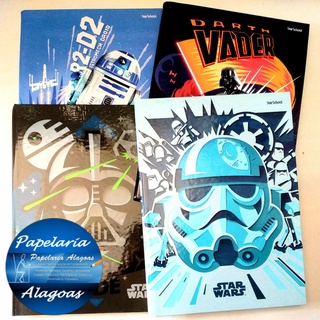 Caderno Star Wars Brochurão 80 Folhas