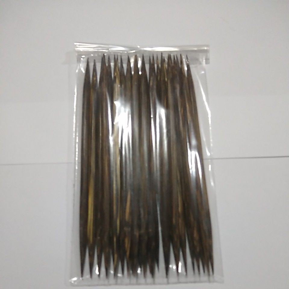 Palito tucum 2 pontas c/100unid.