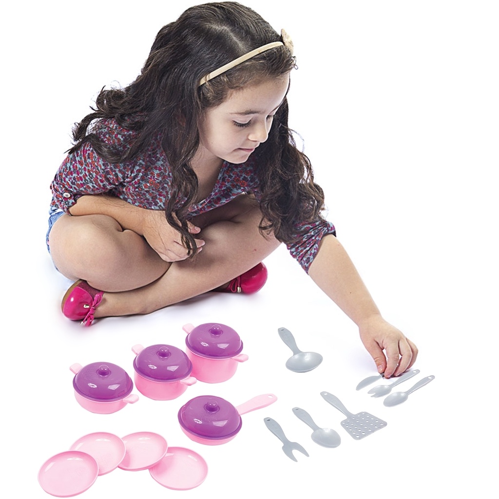 Jogo De Cozinha Infantil Panelinhas Cozinha E Sabor 510 - Bs Toys