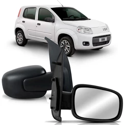 Retrovisor Uno Fixo 4PTS 2011 2012 2013 2014