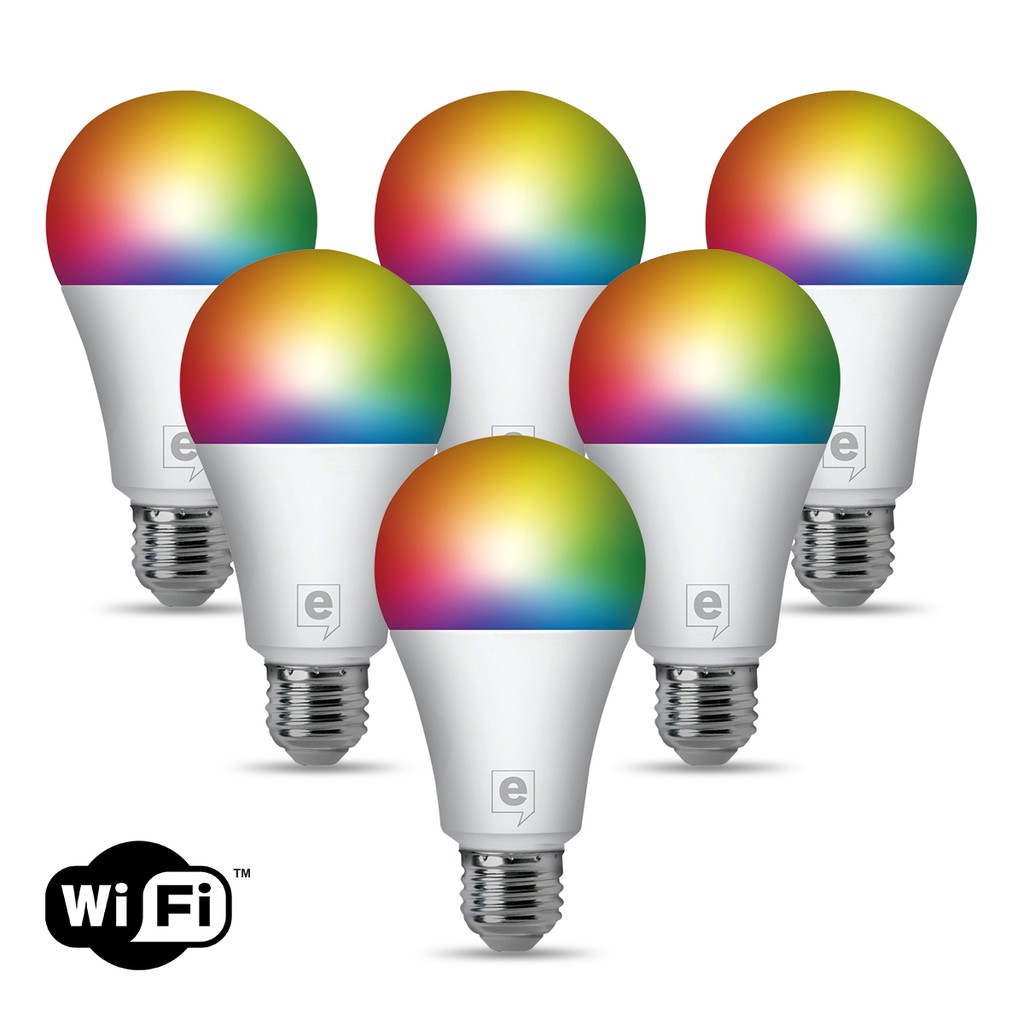 Casa Inteligente com Lâmpada Inteligente de LED - 1 lâmpada E27 , 10W Wifi  RGB Compatível com Alexa e Google - Easy Mobile - Corre Que Ta Baratinho