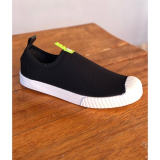 Tenis meia slip feminino confortavel leve trabalho preto