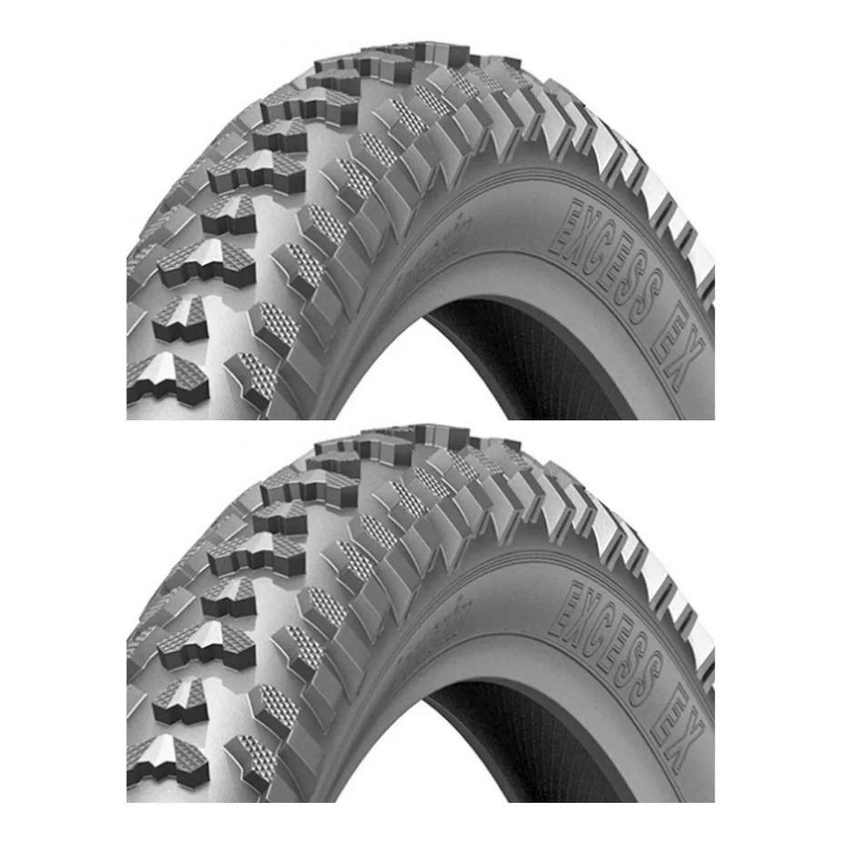 Par Pneus Bicicleta Bmx Levorin Excess Aro 20 X 1.75 Cross Cravo