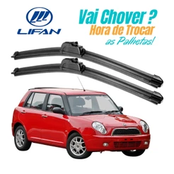 Par de Palheta Limpador Parabrisa Lifan 320 Dianteiro Promoção