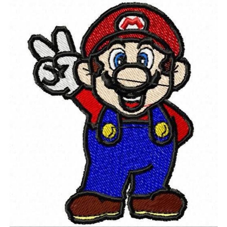 MARIO BROS 1UP PIXEL PATCH BORDADO ENVIO IMEDIATO
