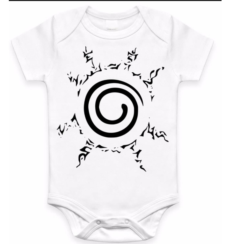 Body Bebe Naruto Roupa De Bebe Moda Infantil Crianca Selamento De Oito Trigramas Naruto Manga Curtaselo Kyuubi Geek Shopee Brasil