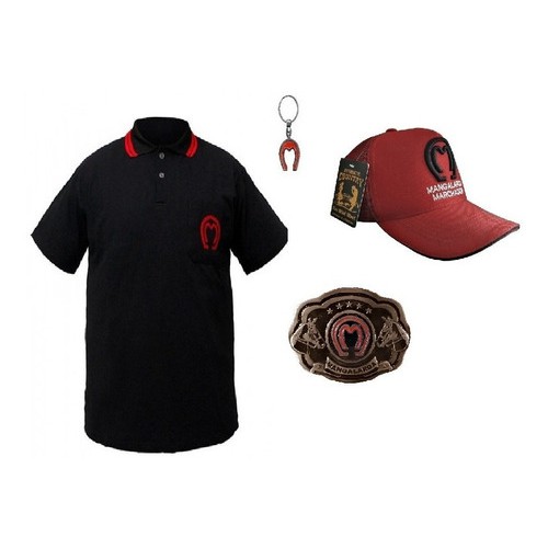 Kit Camisa Country Mangalarga Marchador + Fivela Cowboy + Boné + Brinde