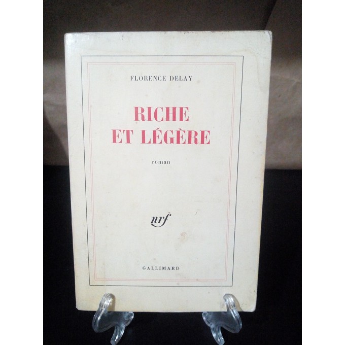Riche et Legere Escritora Francesa Seculo XX - Florence Delay