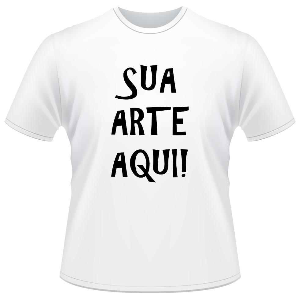 Camiseta Cole sua Arte Aqui - Personalizada - Logo Uniforme