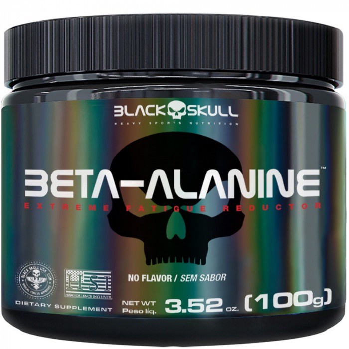 Beta Alanina - 100% Pura - (100g) - Black Skull - Natural