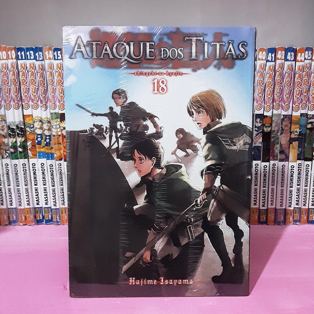 Ataque dos Titãs (Attack on Titan - shingeki no kyojin) Mangá Novo Lacrado  (Volumes 18,28,29)