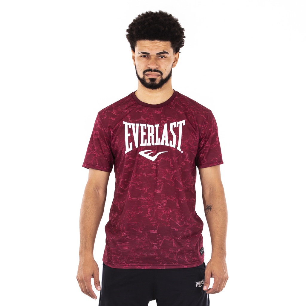 Camiseta Everlast Masc Vermelho - Men Clothes
