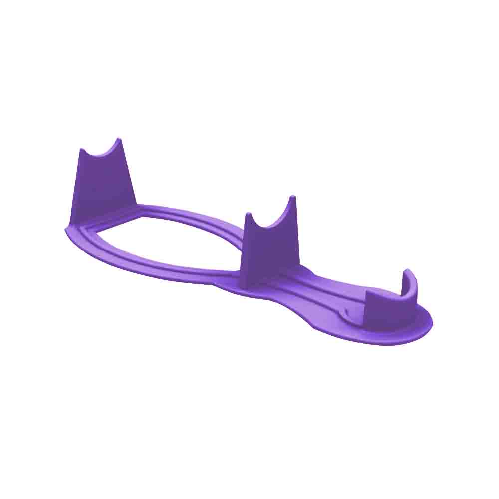 Suporte Escova Secadora - Roxo - Bela Nuvem