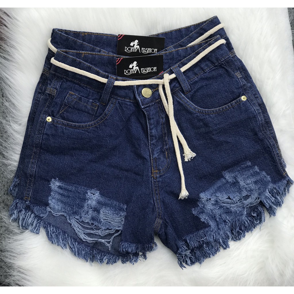 Short jeans  destroyed / veste 36 não possui laycra