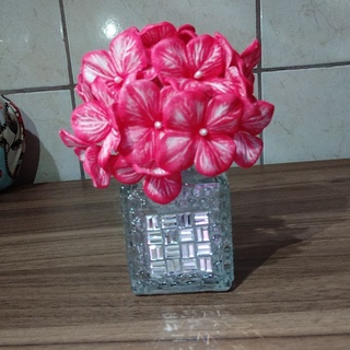 Arranjo de Mini Hortênsia Flor Artificial para decoração de ambientes |  Shopee Brasil