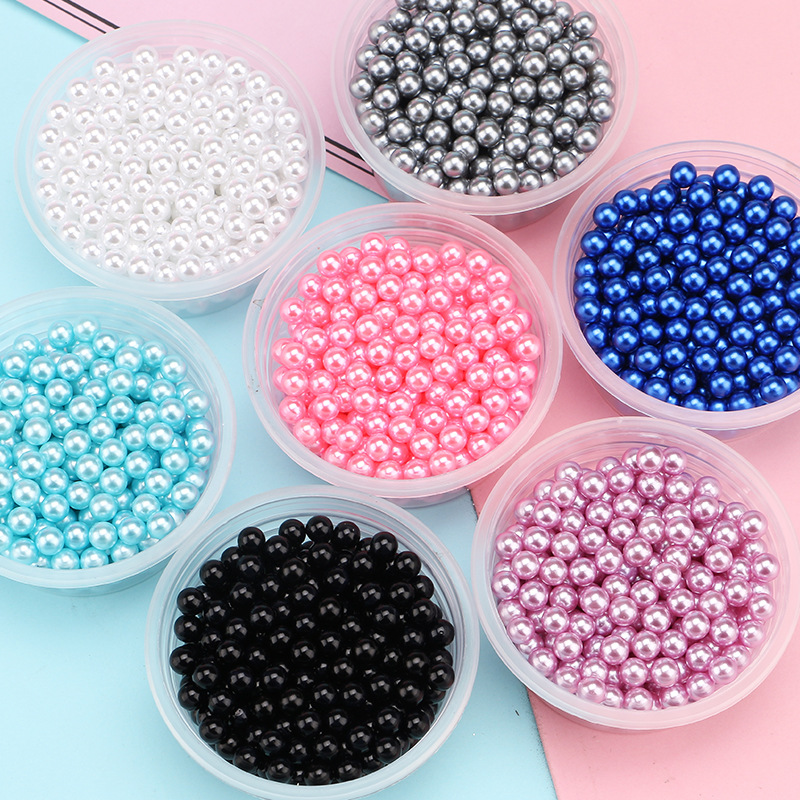 St.kka 3mm 4mm 5mm 6mm 8mm 10mm 12mm 14mm Monocromática Não-Prous Destaque Redonda ABS Imitação De Pérola DIY Acessórios Da Jóia