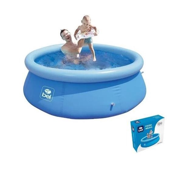 Piscina Inflável Verão Calor Top 1000 Litros Redonda Belfix