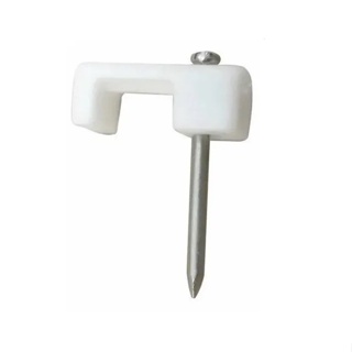 200pcs Fixa Fio Grampo Para Cabos Miguelão 18/20 Com Prego em Oferta na Shopee