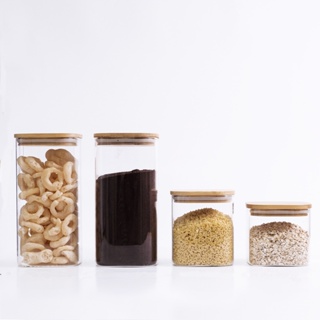 Kit Potes De Mantimento Quad Flat 600/800/1400ml - 4pçs em Oferta na Shopee