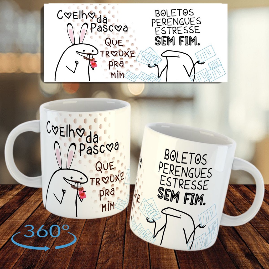 Presente Dia dos Namorados Mães Pais Amigo Chocolate Páscoa Canecas Personalizada com Nome e Frases Porcelana Xícaras, Copos e Caneca de Café Lembrancinha Estampada Boletos