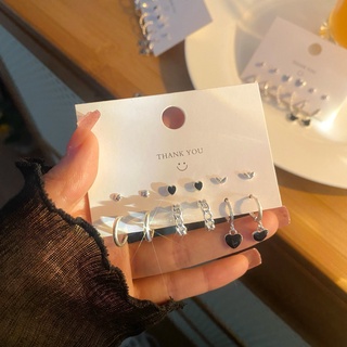 Agulha De Prata 925 Mini Brincos De Cravo Simples Conjunto De Femininos Novo Preto Óleo Gota Fivelas De Orelha Versátil Pequeno Requintado Alta Qualidade Mulheres