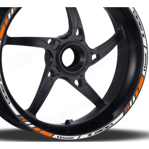 Friso Adesivo Refletivo M6 Roda Moto Kawasaki Z 300 Z300