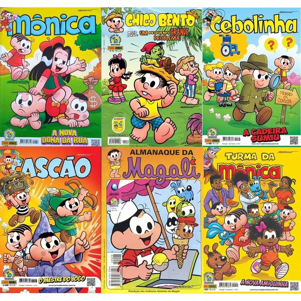 Gibi Turma da Monica (Novo/Unitário) Panini em Oferta na Shopee