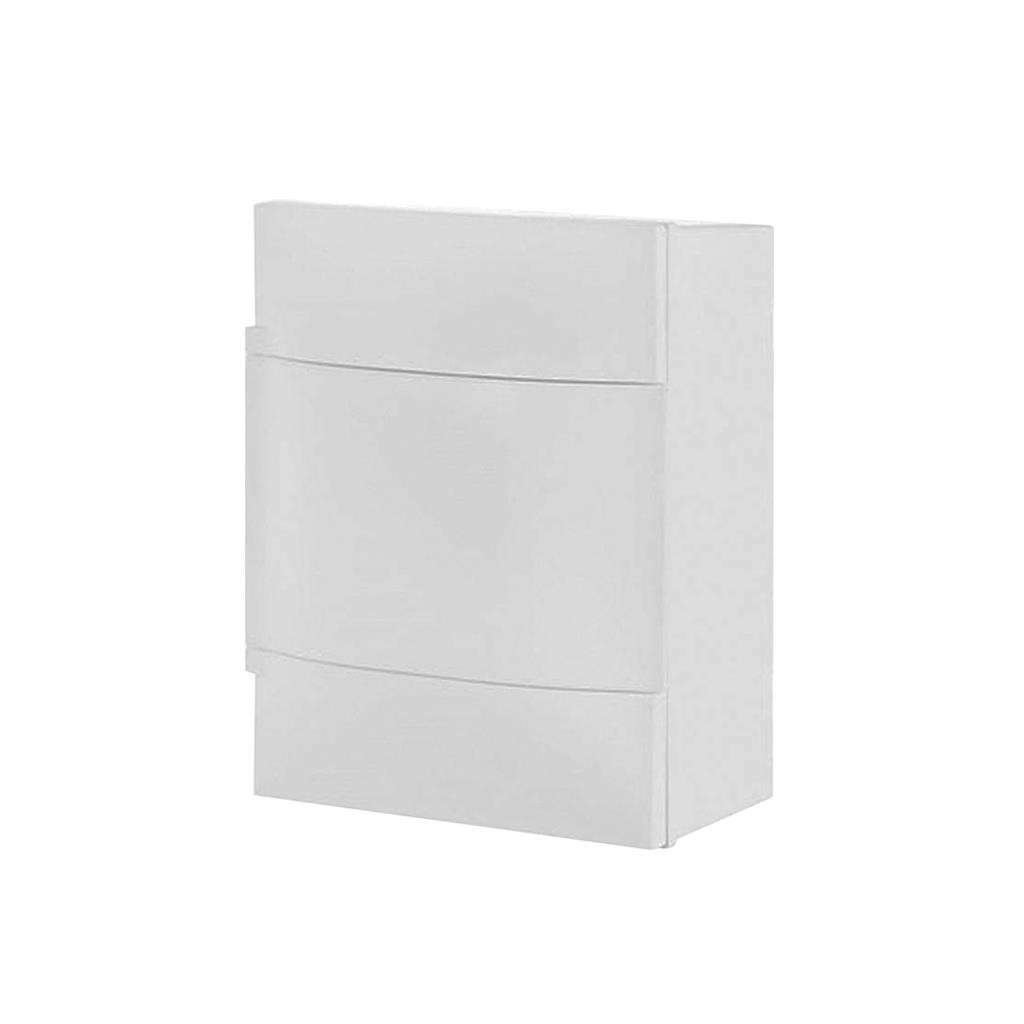 Quadro Distribuicao Branco Sobrepor 4 Disjuntores Cemar