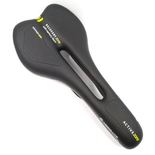 Selim Banco Para Bicicleta Bike Absolute Atletic Foam 2354h Vazado Preto