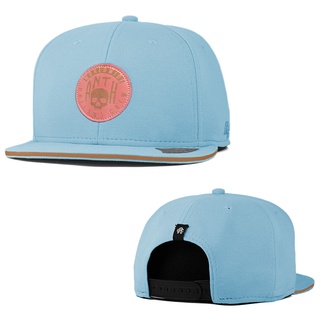 Boné Anth Co. Ollie Azul Claro Aba Reta Aberto Com Ajuste