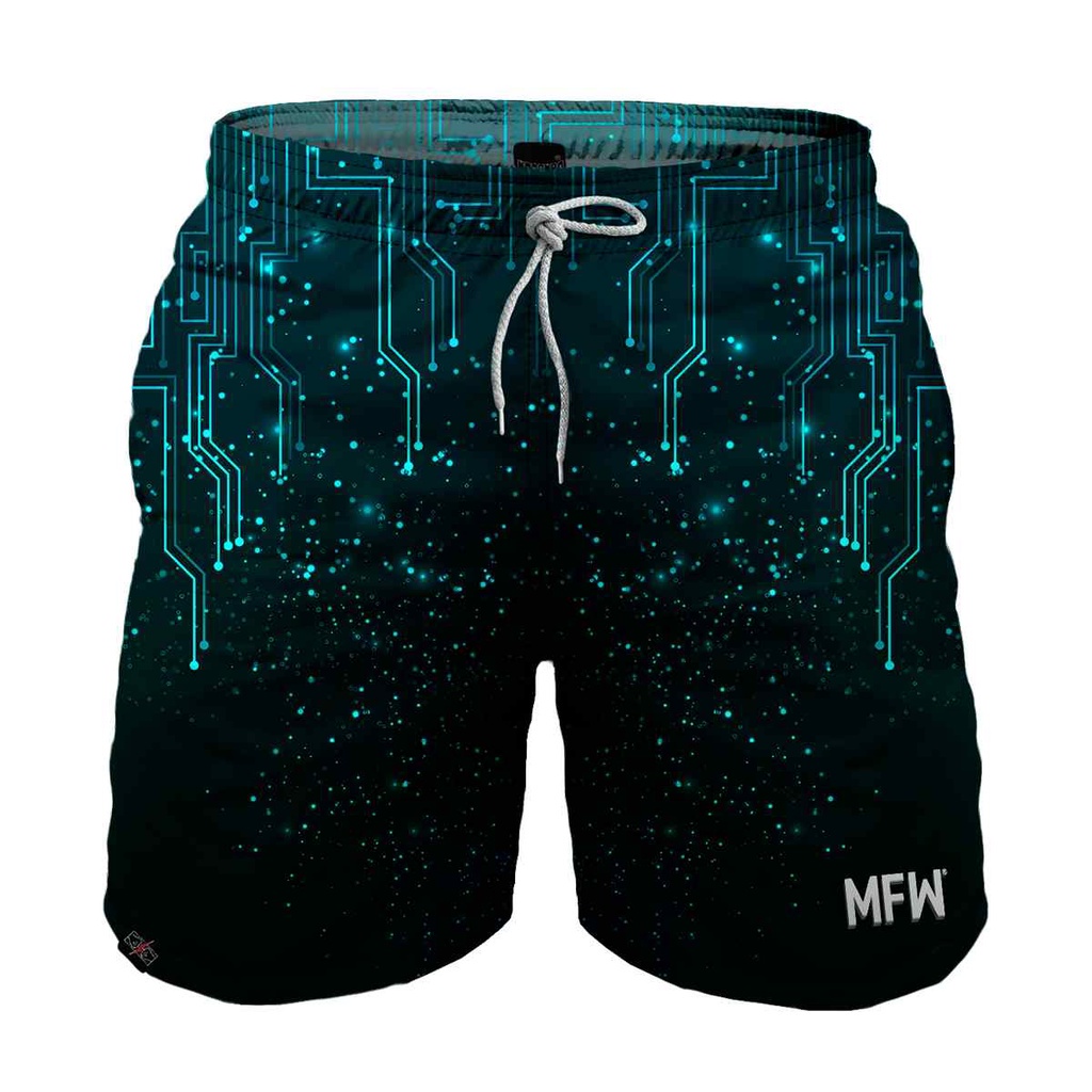 Short Circuito Tactel Masculino com Bolsos em Oferta na Shopee