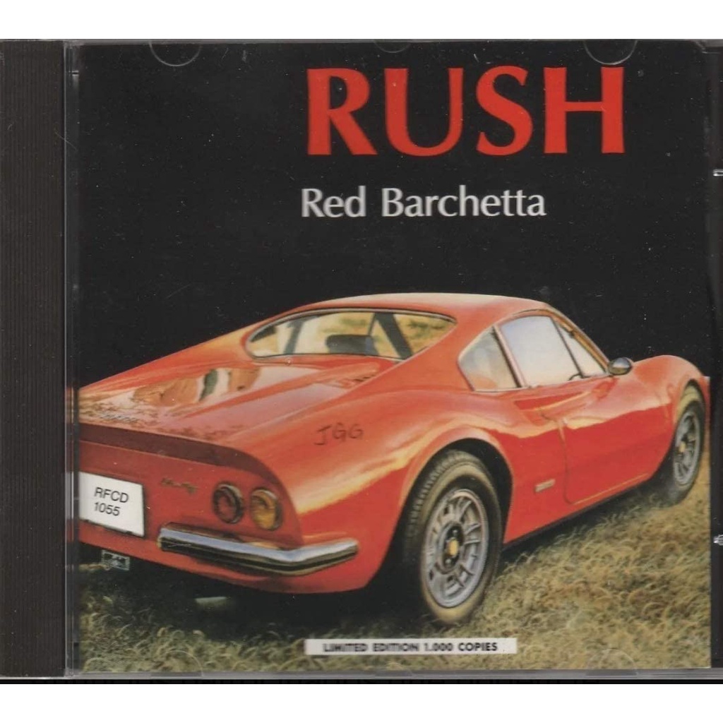 Rush - Cd Red Barchetta - Live - Bootleg - 1991 - 1ª Edição