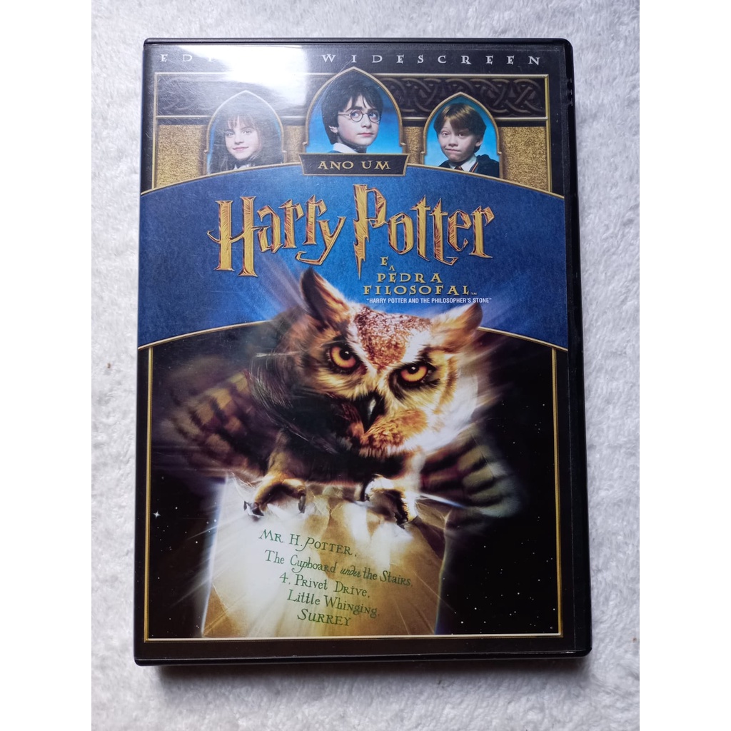 Harry Potter e a Pedra Filosofal - DVD Warner Bros.
