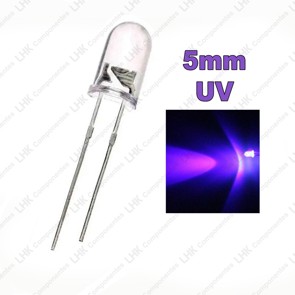 Led UV ultravioleta 5mm legítimos preço de atacado só hoje Escorrega