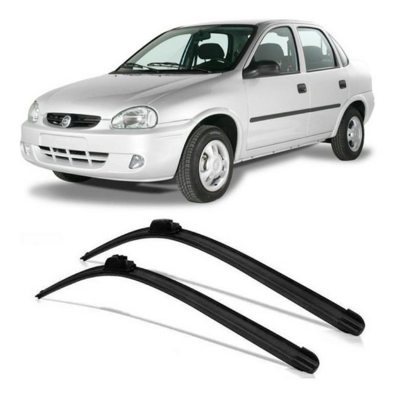 Kit Palheta Limpador Para-brisa Corsa Classic 2000 á 2013 em Oferta na Shopee