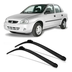 Kit Palheta Limpador Para-brisa Corsa Classic 2000 á 2013