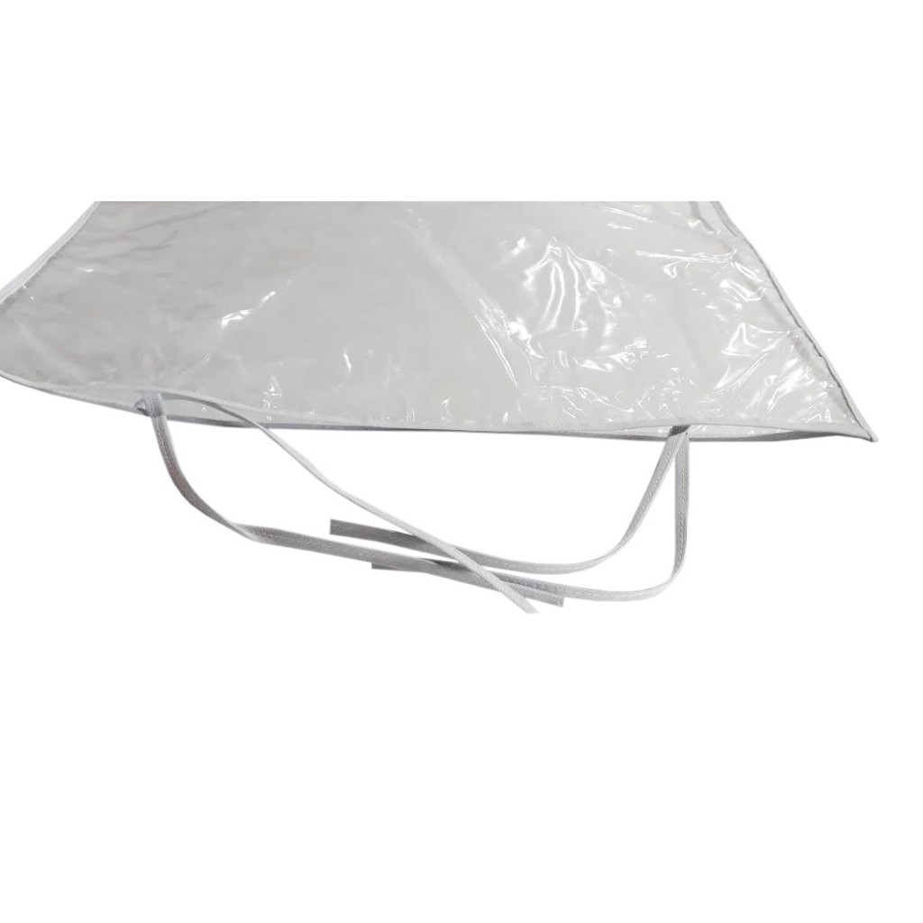 Capa Plastica para Trocador bebe Todo branco - Plastico protetor para Trocador bebe branco / Proteção Trocador Branco